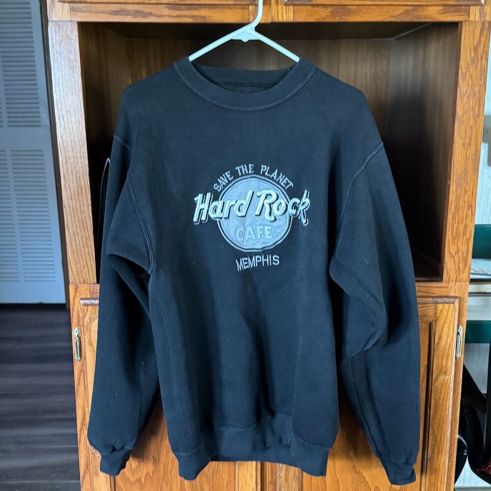 Black Hard Rock Cafe Memphis sweatshirt